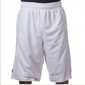 NWOT Pro Club Mens Heavyweight Mesh Shorts White